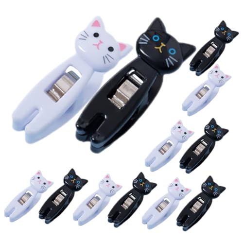 Veemoon 12 Stck Teiliges Süße Katzenform Memo Clips aus Kunststoff Multifunktionale Windfeste Haftnotizen Wäscheklammern Handlich und Leicht für Büro Haushalt und Reisen Veemoon 12 Stck Teiliges Süße Katzenform Memo Clips aus Kunststoff Multifunktionale Windfeste Haftnotizen Wäscheklammern Handlich und Leicht für Büro Haushalt und Reisen von Veemoon