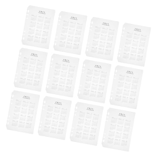 Veemoon 12 Stück 6 Kalenderlünette Notizblocktrenner für Ordner abnehmbar Seitenabschlüsse gestanzt Kalender-Notizblock-Trennzeichen täglich Separator Planereinsätze pp Transparent Veemoon 12 Stück 6 Kalenderlünette Notizblocktrenner für Ordner abnehmbar Seitenabschlüsse gestanzt Kalender-Notizblock-Trennzeichen täglich Separator Planereinsätze pp Transparent von Veemoon