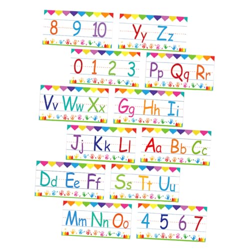 Veemoon 12 Stück Alphabet Bulletin Streifen Alphabet Banner Für Abc Buchstaben Für Klassenzimmer Wand Karteikarten Kindergarten Für Vorschul Veemoon 12 Stück Alphabet Bulletin Streifen Alphabet Banner Für Abc Buchstaben Für Klassenzimmer Wand Karteikarten Kindergarten Für Vorschul von Veemoon