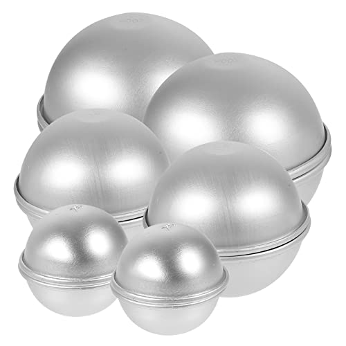 Veemoon 12 Stück Badesalzformen Seifenherstellungsformen Aluminium Halbkreis Aluminiumkugelform Abgerundete Körper Bade Halbkugelform Geformte Badezimmer Dekoration Veemoon 12 Stück Badesalzformen Seifenherstellungsformen Aluminium Halbkreis Aluminiumkugelform Abgerundete Körper Bade Halbkugelform Geformte Badezimmer Dekoration von Veemoon