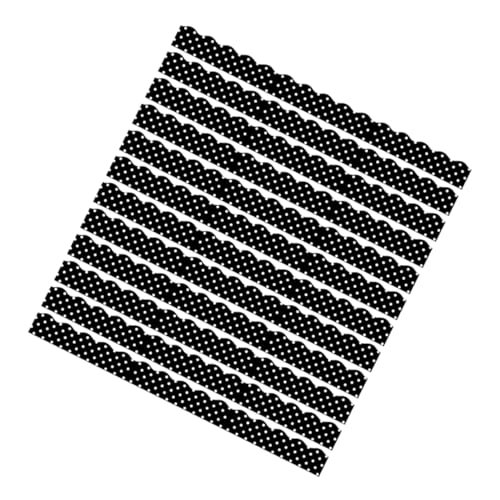 Veemoon 12 Stück Dekorative Aufkleber für die Tafel bürodeko büro dekoration überbackener Rollrandbesatz Magnettafel für Magnete Festival-Bordüre Bulletin-Ränder, magnetisch PVC Black Veemoon 12 Stück Dekorative Aufkleber für die Tafel bürodeko büro dekoration überbackener Rollrandbesatz Magnettafel für Magnete Festival-Bordüre Bulletin-Ränder, magnetisch PVC Black von Veemoon