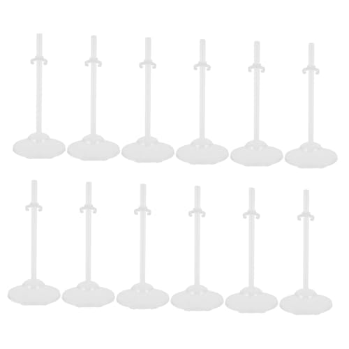 Veemoon 12 Stück Figurenständer Stützrahmen Für Puppen Displayhalter Für Actionfiguren Puppenständer Puppe Steht Plastik Transparent Veemoon 12 Stück Figurenständer Stützrahmen Für Puppen Displayhalter Für Actionfiguren Puppenständer Puppe Steht Plastik Transparent von Veemoon