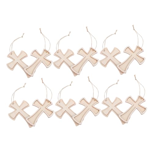 Veemoon 12 Stück Holzkreuz Anhänger Unvollendete Holz Pendants für Diy Bastelarbeiten Kleine Holzstücke Dekorieren Dekoration für Zuhause und Bildung Veemoon 12 Stück Holzkreuz Anhänger Unvollendete Holz Pendants für Diy Bastelarbeiten Kleine Holzstücke Dekorieren Dekoration für Zuhause und Bildung von Veemoon