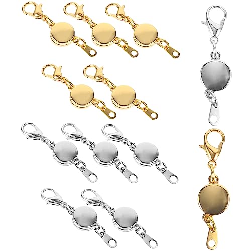 Veemoon 12 Stück Schmuckschnallen Karabinerverschlüsse Für Schmuckarmbänder Magnetverschlüsse Magnetverbinder Armband Schmuckverbinder Schmuckverschlüsse DIY Schmuckherstellung von Veemoon