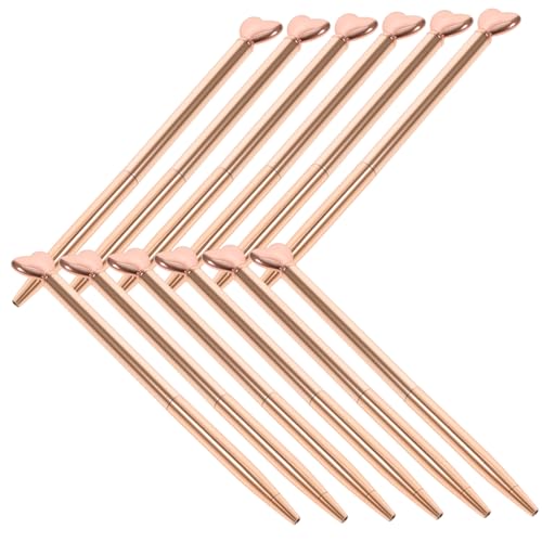 Veemoon 12 Stück Teiliges Ergonomische Kugelschreiber in Roségold Kreative Metall Kugelschreiber mit Fließender Tinte für Büro Schule und Alltag Leichte Langlebige Schreibstifte für Veemoon 12 Stück Teiliges Ergonomische Kugelschreiber in Roségold Kreative Metall Kugelschreiber mit Fließender Tinte für Büro Schule und Alltag Leichte Langlebige Schreibstifte für von Veemoon