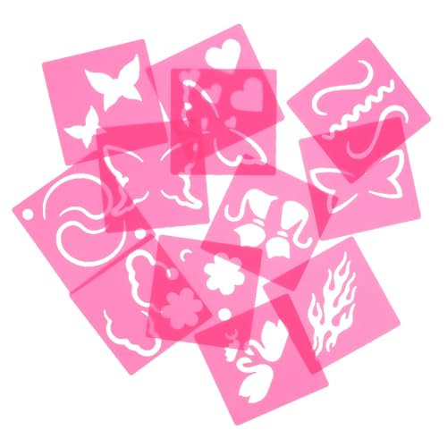 Veemoon 12 Stück Teiliges Face Paint Schablonen Wiederverwendbar Glatte Oberfläche Tattoo Stencils für Karneval Halloween DIY Gesichtsbemalung Party Cosplay Veemoon 12 Stück Teiliges Face Paint Schablonen Wiederverwendbar Glatte Oberfläche Tattoo Stencils für Karneval Halloween DIY Gesichtsbemalung Party Cosplay von Veemoon
