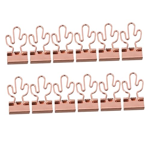 Veemoon 12 Stück Teiliges Kleine Büroklammern Metall Binder Clips Langlebig Starker Halt für Dokumente Notizen und Akten Multifunktionale Klemmen für Büro und Zuhause Roségoldfarben Veemoon 12 Stück Teiliges Kleine Büroklammern Metall Binder Clips Langlebig Starker Halt für Dokumente Notizen und Akten Multifunktionale Klemmen für Büro und Zuhause Roségoldfarben von Veemoon