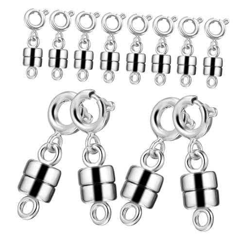 Veemoon 12 Stück Teiliges Magnetische Schmuckverschlüsse für Eleganter und Benutzerfreundlicher Verschluss Sicheres und Stabiles Design für Diy Schmuckherstellung Veemoon 12 Stück Teiliges Magnetische Schmuckverschlüsse für Eleganter und Benutzerfreundlicher Verschluss Sicheres und Stabiles Design für Diy Schmuckherstellung von Veemoon