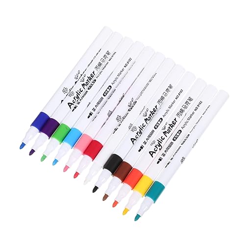 Veemoon 12 Stück Teiliges Marker für Bunte Wasserfarben Malstifte mit Feiner Spitze Leichte Fasermaler für Papier Keramik für DIY Schule und Kreative Kunstprojekte Veemoon 12 Stück Teiliges Marker für Bunte Wasserfarben Malstifte mit Feiner Spitze Leichte Fasermaler für Papier Keramik für DIY Schule und Kreative Kunstprojekte von Veemoon