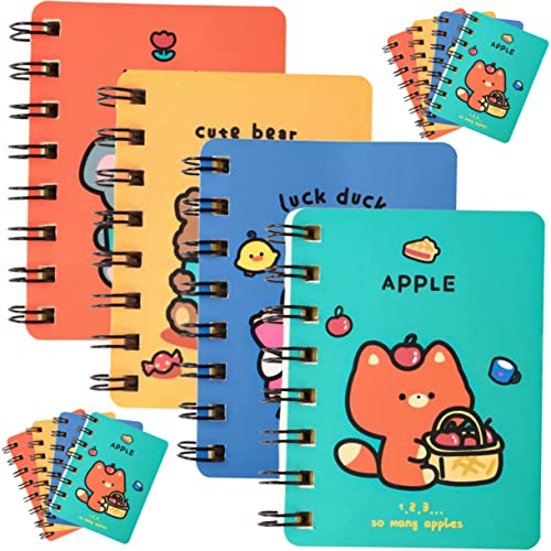 Veemoon 12 Stück Teiliges Mini Spiralkoalabuch Cartoon Notizblock Tragbarer Memo Pad für Schule und Büro Geschenkidee für Freunde von Veemoon