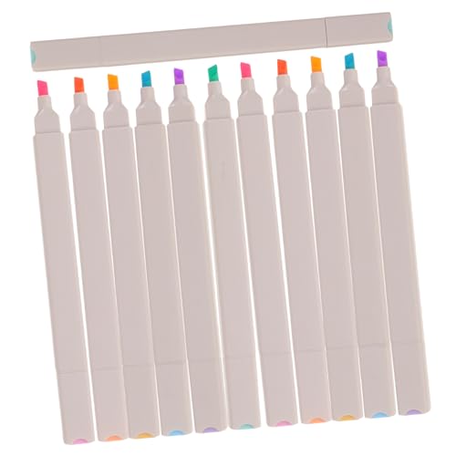 Veemoon 12 Stück Teiliges Pastellfarbene Student Highlighter Pen mit Weicher Keilspitze Kompakte Book Marker für Notizen Scrapbooking und Schule Angenehmer Griff für Komfortables Veemoon 12 Stück Teiliges Pastellfarbene Student Highlighter Pen mit Weicher Keilspitze Kompakte Book Marker für Notizen Scrapbooking und Schule Angenehmer Griff für Komfortables von Veemoon