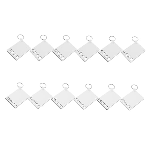 Veemoon 12 Stück Teiliges Schlüsselanhänger MDF Blanko Heat Transfer Schlüsselring für DIY Gravur Basteln Abschlussfeier Geschenkidee Veemoon 12 Stück Teiliges Schlüsselanhänger MDF Blanko Heat Transfer Schlüsselring für DIY Gravur Basteln Abschlussfeier Geschenkidee von Veemoon