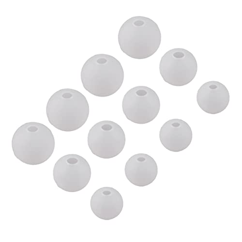 Veemoon 12 Stück Teiliges Silikon Ball Gießform DIY Epoxidharz Mold für Kreative Handarbeiten Einfach zu Entformen Langlebig und Wiederverwendbar von Veemoon