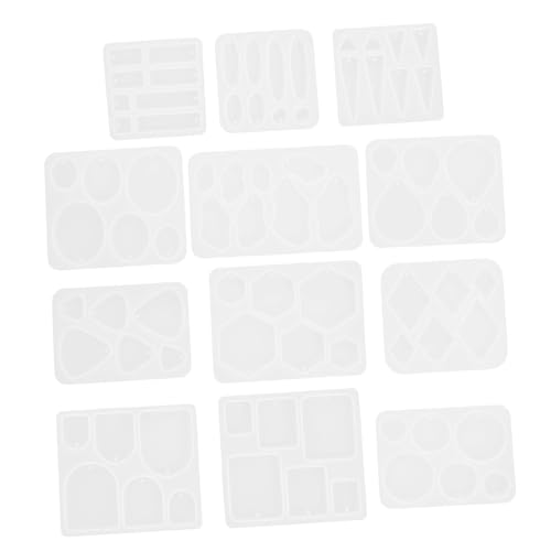 Veemoon 12 Stück Teiliges Silikon Epoxidharz Formen für Ohrringe und Anhänger Flexible Wiederverwendbare Gussformen Non stick Robust Leicht zu Entformen und Reinigen für DIY Veemoon 12 Stück Teiliges Silikon Epoxidharz Formen für Ohrringe und Anhänger Flexible Wiederverwendbare Gussformen Non stick Robust Leicht zu Entformen und Reinigen für DIY von Veemoon