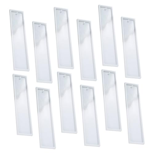 Veemoon 12 Stück Teiliges Silikon bookmark DIY form Rechteckige Kreative Wiederverwendbare Gießform für Schmuck Dekorationsbastelarbeiten Geeignet für DIY liebhaber Veemoon 12 Stück Teiliges Silikon bookmark DIY form Rechteckige Kreative Wiederverwendbare Gießform für Schmuck Dekorationsbastelarbeiten Geeignet für DIY liebhaber von Veemoon