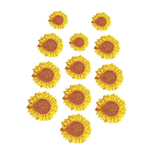 Veemoon 12 Stück Teiliges Sonnenblumen Stickerei Patches Bestickte Aufnäher zum Aufbügeln und Annähen Vielseitige Textil Dekoration und Reparatur für Kleidung Taschen Hüte Damen Veemoon 12 Stück Teiliges Sonnenblumen Stickerei Patches Bestickte Aufnäher zum Aufbügeln und Annähen Vielseitige Textil Dekoration und Reparatur für Kleidung Taschen Hüte Damen von Veemoon