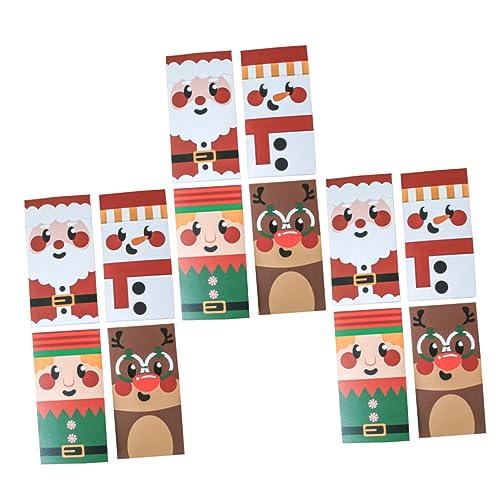 Veemoon 12 Stück Teiliges Weihnachtskarten aus Papier Handgeschriebene Grußkarten für Festliche Praktische Klappkarten für Weihnachten Party Supplies zum Verschenken und Dekorieren Veemoon 12 Stück Teiliges Weihnachtskarten aus Papier Handgeschriebene Grußkarten für Festliche Praktische Klappkarten für Weihnachten Party Supplies zum Verschenken und Dekorieren von Veemoon