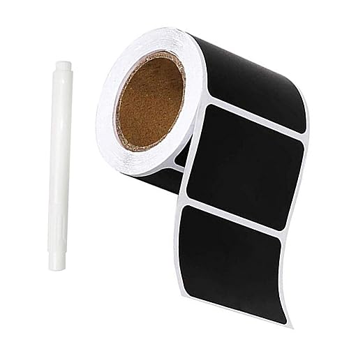 Veemoon 120 Blatt Etikettenaufkleber Lebensmitteletiketten Essen Wasserdicht Etiketten Für Gläser Tafeletiketten Aufkleber Für Vorratsetiketten Lebensmittelbehälter Mit Deckel Papier Black von Veemoon