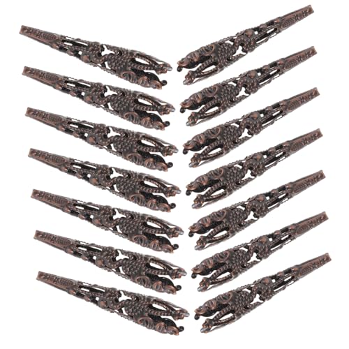 Veemoon 120 Stück DIY Schmuck Perlenkappen Trompetenblumenform für Armbänder und Antik Rotkupfer Einfach für Schmuckherstellung und Bastelprojekte Veemoon 120 Stück DIY Schmuck Perlenkappen Trompetenblumenform für Armbänder und Antik Rotkupfer Einfach für Schmuckherstellung und Bastelprojekte von Veemoon
