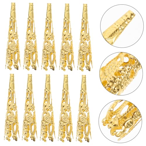Veemoon 120 Stück Teiliges Metall Perlenkappen Trompetenblumen Design Schmuck DIY Zubehör Armbänder Halsketten Perlenhalter Robust Handgefertigt Modisch Veemoon 120 Stück Teiliges Metall Perlenkappen Trompetenblumen Design Schmuck DIY Zubehör Armbänder Halsketten Perlenhalter Robust Handgefertigt Modisch von Veemoon