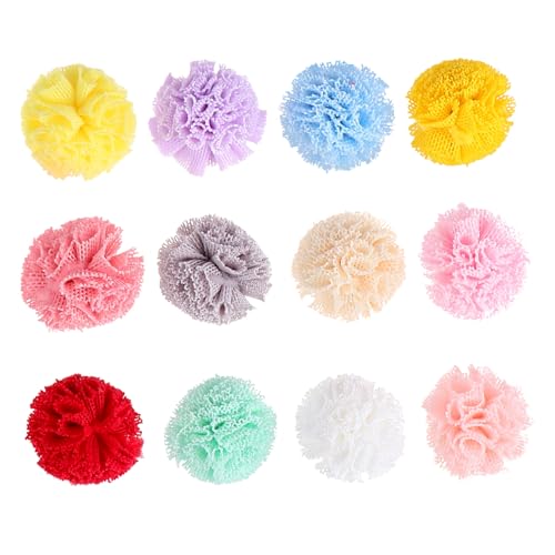 Veemoon 120 Stück Teiliges Netzstoff Pompons in Gemischten Farben Flauschige Spitzenbälle für DIY Schmuck und Haar Accessoires Vielseitige Bastelornamente für Kreative Dekorationen Veemoon 120 Stück Teiliges Netzstoff Pompons in Gemischten Farben Flauschige Spitzenbälle für DIY Schmuck und Haar Accessoires Vielseitige Bastelornamente für Kreative Dekorationen von Veemoon