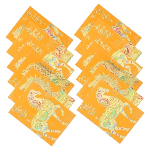Veemoon 120 Stück Vietnamesische Lunar Year Umschläge Gelb Papier Hong Bao Pferdejahr Glückwunsch Umschläge für Frühlingsfest Hochzeit Geburtstag Dekoration Veemoon 120 Stück Vietnamesische Lunar Year Umschläge Gelb Papier Hong Bao Pferdejahr Glückwunsch Umschläge für Frühlingsfest Hochzeit Geburtstag Dekoration von Veemoon