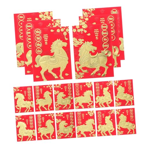 Veemoon 120 Stück Vietnamesische Neujahrs-rotumschläge Jahr Des Pferdes Lunar Year Envelopes aus Stabilem Papier mit Detailliertem Druck Xi Hongbao Geldumschläge für Festliche Veemoon 120 Stück Vietnamesische Neujahrs-rotumschläge Jahr Des Pferdes Lunar Year Envelopes aus Stabilem Papier mit Detailliertem Druck Xi Hongbao Geldumschläge für Festliche von Veemoon