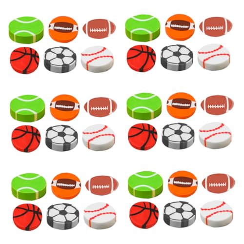 Veemoon 120Stücke Radiergummis Design Kompakte Radierer Für Belohnung Und Partyzubehör Fußball Basketball Baseball Tennis Und Football Veemoon 120Stücke Radiergummis Design Kompakte Radierer Für Belohnung Und Partyzubehör Fußball Basketball Baseball Tennis Und Football von Veemoon