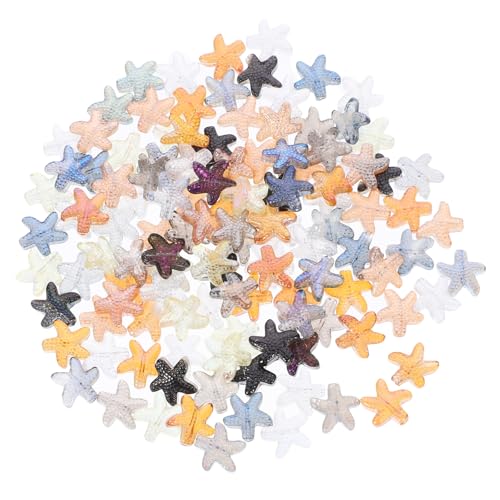 Veemoon 120Stücke Seestern Glasperlen zum Basteln Handgefertigte Kawaii Perlen für Schmuckherstellung Vielseitige DIY Perlen für Armbänder und Ohrringe Mischfarben Veemoon 120Stücke Seestern Glasperlen zum Basteln Handgefertigte Kawaii Perlen für Schmuckherstellung Vielseitige DIY Perlen für Armbänder und Ohrringe Mischfarben von Veemoon