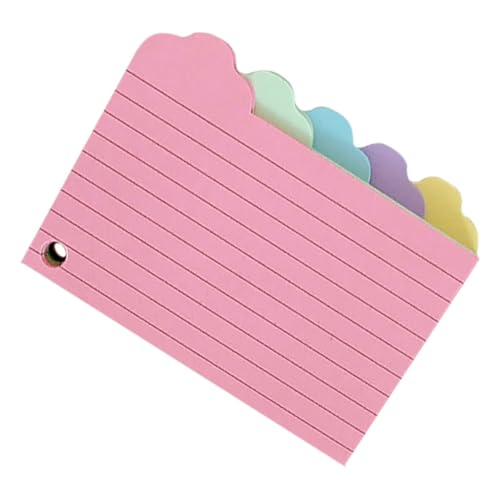 Veemoon 125 Blatt Kleine Indexkarten Liniertes Notizbuch für Studium und Alltag Glattes Schreibpapier Vielseitig Einsetzbar als Memo und Karteikarten Modernes Design für Büro und Schule von Veemoon