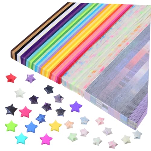 Veemoon 1290stücke Bastelpapier Für Sterne Origami-sternenpapierstreifen Dekoratives Papier Für Diy-projekte Party-origami-papiere Papier Für Sternenbasteln Veemoon 1290stücke Bastelpapier Für Sterne Origami-sternenpapierstreifen Dekoratives Papier Für Diy-projekte Party-origami-papiere Papier Für Sternenbasteln von Veemoon
