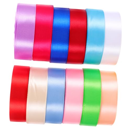 Veemoon 12Rollen Farbige Geschenkband Dekorative Bänder Für Geschenkverpackungen Kuchenbänder Und Elegantes Design Für Feiern Und Anlässe Veemoon 12Rollen Farbige Geschenkband Dekorative Bänder Für Geschenkverpackungen Kuchenbänder Und Elegantes Design Für Feiern Und Anlässe von Veemoon