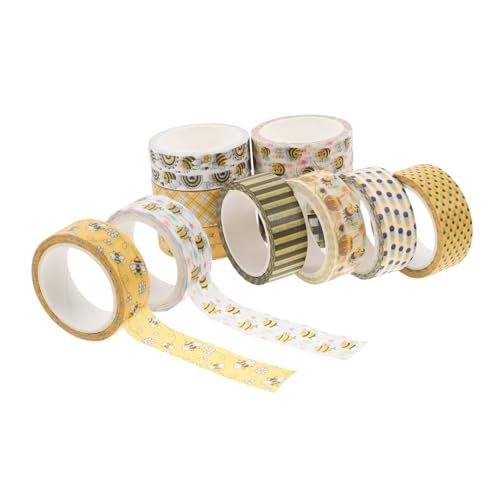 Veemoon 12Rollen Washi Tape Set Blumendesign Selbstklebendes DIY Bastelband für Journaling Scrapbooking Geschenkverpackung und Dekoration für Projekte von Veemoon
