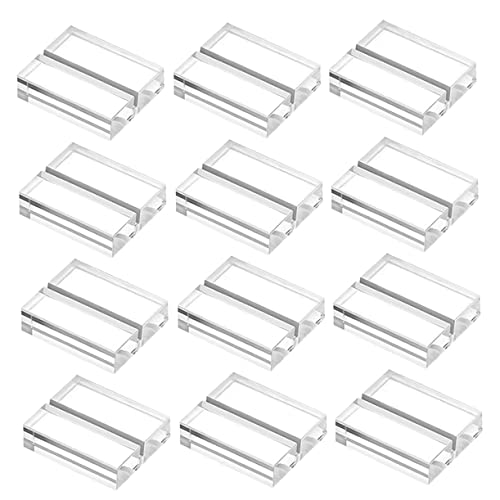 Veemoon 12Stücke Acryl Kartenständer Transparente Platzkartenhalter für Hochzeit Tische und Menüs Robuste Acryl Aufsteller für Fotos Notizen und Dekoration Veemoon 12Stücke Acryl Kartenständer Transparente Platzkartenhalter für Hochzeit Tische und Menüs Robuste Acryl Aufsteller für Fotos Notizen und Dekoration von Veemoon