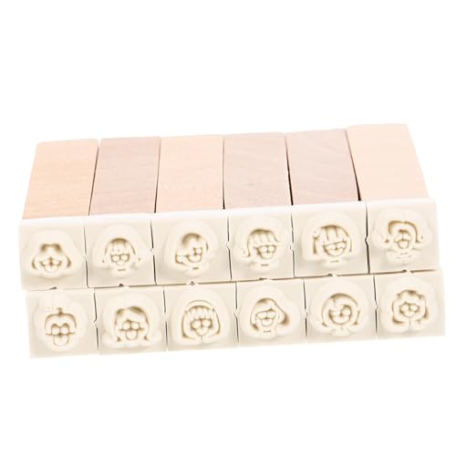 Veemoon 12Stücke Teiliges Kleine Holzstempel für Scrapbooking Dekorative DIY Briefmarken aus Robustem Holz Geschenkanhänger und Kreative Karten Vielseitig Einsetzbar Veemoon 12Stücke Teiliges Kleine Holzstempel für Scrapbooking Dekorative DIY Briefmarken aus Robustem Holz Geschenkanhänger und Kreative Karten Vielseitig Einsetzbar von Veemoon