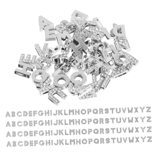 Veemoon 130 Stück Teiliges Strass Buchstaben Charms A Z für DIY Armbänder Halsketten Schmuckherstellung Langlebige Anhänger mit Funkelnden Kristallen für Schmuckgestaltung von Veemoon
