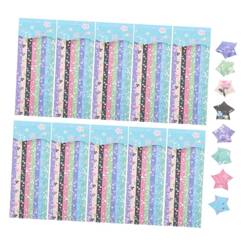 Veemoon 1360 Stück Teiliges Origami Faltpapier Bunt Muster DIY Bastelpapier für Mädchen Vielseitiges Falzpapier für Kreative Handarbeiten und Fingerfertigkeitstraining von Veemoon