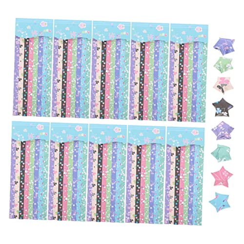 Veemoon 1360Stücke Stern Faltpapier Origami Papier für DIY Basteln Formen Zubehör für Bastelmaterial Zufällige Muster Veemoon 1360Stücke Stern Faltpapier Origami Papier für DIY Basteln Formen Zubehör für Bastelmaterial Zufällige Muster von Veemoon