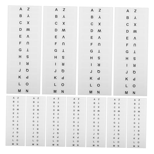 Veemoon 14 Blatt Selbstklebende Alphabet Register Tabs Weiße Sticky Flags für Notizbücher Datei klassifizierung Seitenmarkierungen Buchstabenindex Veemoon 14 Blatt Selbstklebende Alphabet Register Tabs Weiße Sticky Flags für Notizbücher Datei klassifizierung Seitenmarkierungen Buchstabenindex von Veemoon