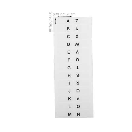 Veemoon 14 Blatt Selbstklebende Alphabet index tabs Weiße Haftnotizen Buchstaben Aufkleber Für Notizbücher Ordner Lesemarkierungen Praktisch Leicht Klebend Veemoon 14 Blatt Selbstklebende Alphabet index tabs Weiße Haftnotizen Buchstaben Aufkleber Für Notizbücher Ordner Lesemarkierungen Praktisch Leicht Klebend von Veemoon