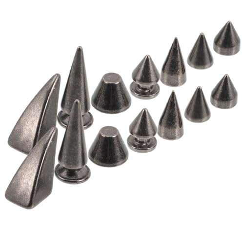 Veemoon 14 Stück Teiliges Punk Schraubnieten aus Metall Spitze Ziernieten für Leder DIY Vielseitige Zubehör für Kleidung Gürtel Taschen Schuhe und Handwerksprojekte Veemoon 14 Stück Teiliges Punk Schraubnieten aus Metall Spitze Ziernieten für Leder DIY Vielseitige Zubehör für Kleidung Gürtel Taschen Schuhe und Handwerksprojekte von Veemoon
