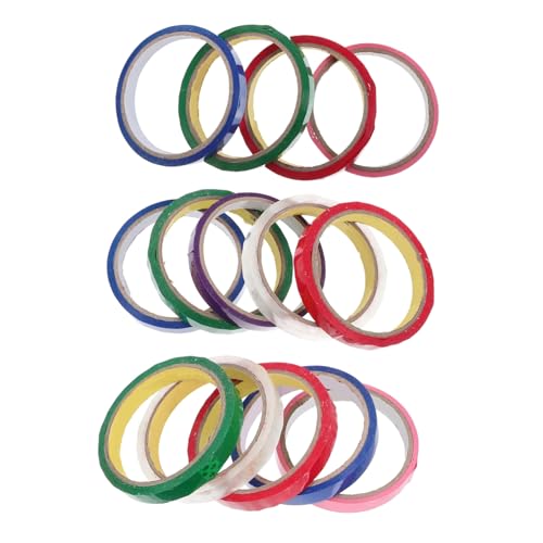 Veemoon 14Rollen Klebeband für Verpackungsbeutel Farbige Bindebänder für Beutelverschließmaschinen aus Supermärkte Langlebig Veemoon 14Rollen Klebeband für Verpackungsbeutel Farbige Bindebänder für Beutelverschließmaschinen aus Supermärkte Langlebig von Veemoon