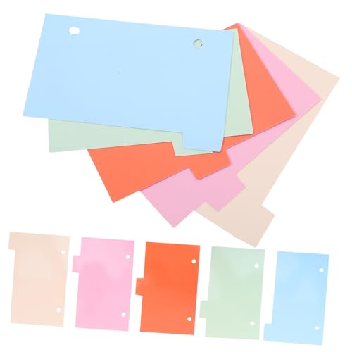 Veemoon 15 Blatt Teiliges Papier register mit Beschreibbaren Tabs Farbige Notebook Divider für Dokumentenorganisation und Schnelle Inhaltsfindung Praktische Indexkarten für Schule und Veemoon 15 Blatt Teiliges Papier register mit Beschreibbaren Tabs Farbige Notebook Divider für Dokumentenorganisation und Schnelle Inhaltsfindung Praktische Indexkarten für Schule und von Veemoon
