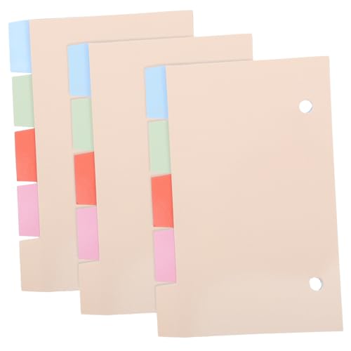 Veemoon 15 Blatt Teiliges Papier registerkartenset mit Farbigen Indexkarten Vielseitige Notizbuch trennblätter für Bücher Hefte Berichte und Tagebücher Klare Seitenorganisation für Veemoon 15 Blatt Teiliges Papier registerkartenset mit Farbigen Indexkarten Vielseitige Notizbuch trennblätter für Bücher Hefte Berichte und Tagebücher Klare Seitenorganisation für von Veemoon