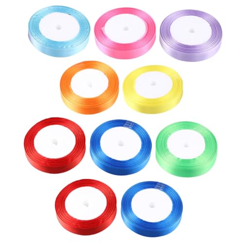 Veemoon 15 Rolle Bunte Satinbänder für Bastelarbeiten Geschenkbänder Vielseitig Einsetzbar für DIY Projekte und Geschenkverpackungen Veemoon 15 Rolle Bunte Satinbänder für Bastelarbeiten Geschenkbänder Vielseitig Einsetzbar für DIY Projekte und Geschenkverpackungen von Veemoon