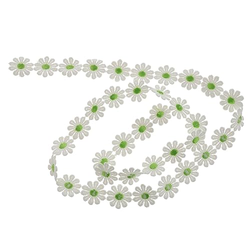 Veemoon 15 Stickerei Spitze Häkeln Party Blumen- Gänseblümchen Nähen Pastell Spitzenbänder Aus Stoff Bestickt Material Grenze Für Hochzeit Blumenband Mit Spitzenbesatz Polyestergarn Green Veemoon 15 Stickerei Spitze Häkeln Party Blumen- Gänseblümchen Nähen Pastell Spitzenbänder Aus Stoff Bestickt Material Grenze Für Hochzeit Blumenband Mit Spitzenbesatz Polyestergarn Green von Veemoon