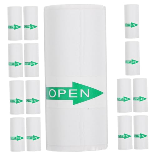 Veemoon 15 Stück Mini-Druckpapier Schifffahrtsbedarf Etikettenaufkleber bedruckbar Thermalpapier Aufkleberpapier für Drucker Etiketten für Drucker Druckerpapier selbstklebendes Papier Weiß von Veemoon