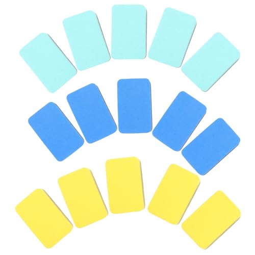 Veemoon 15 Stück Schüttgut für Reiniger Büro-Trockenlöscher trocken abwischbarer Radiergummi Tipp büromaterial office supplies tragbare Whiteboard-Löscher tragbarer Trockenlöscher gefühlt von Veemoon