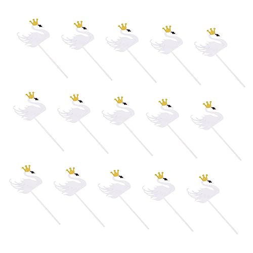 Veemoon 15 Stück Schwan Cupcake Topper – Elegante Kuchen Deko Für Mädchengeburtstag - Hochzeit - Braut Und Dusche Perfekt Für Festliche Anlässe Und Süße Desserts Veemoon 15 Stück Schwan Cupcake Topper – Elegante Kuchen Deko Für Mädchengeburtstag - Hochzeit - Braut Und Dusche Perfekt Für Festliche Anlässe Und Süße Desserts von Veemoon