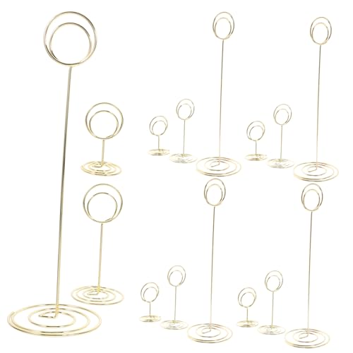 Veemoon 15 Stück Teiliges Metall Kartenhalter mit Dekorativem Design Stabile Fotoclips für Tischkarten Menükarten Tischnummern und Memo Leicht Rostfreier für Hochzeit Party und Restaurant Veemoon 15 Stück Teiliges Metall Kartenhalter mit Dekorativem Design Stabile Fotoclips für Tischkarten Menükarten Tischnummern und Memo Leicht Rostfreier für Hochzeit Party und Restaurant von Veemoon